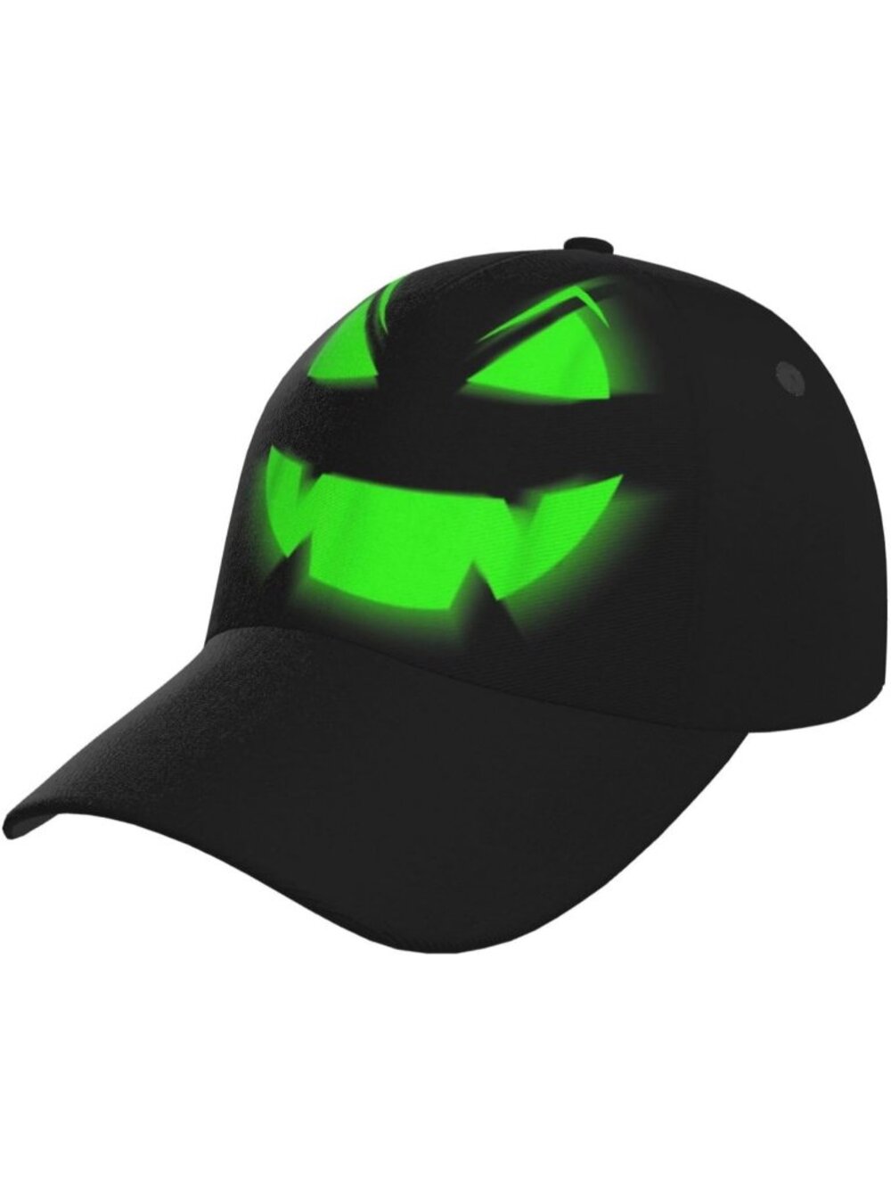 Unisex Halloween Orange_ 8 Funny Pumpkin Face Baseball Cap Golf Adjustable Hat